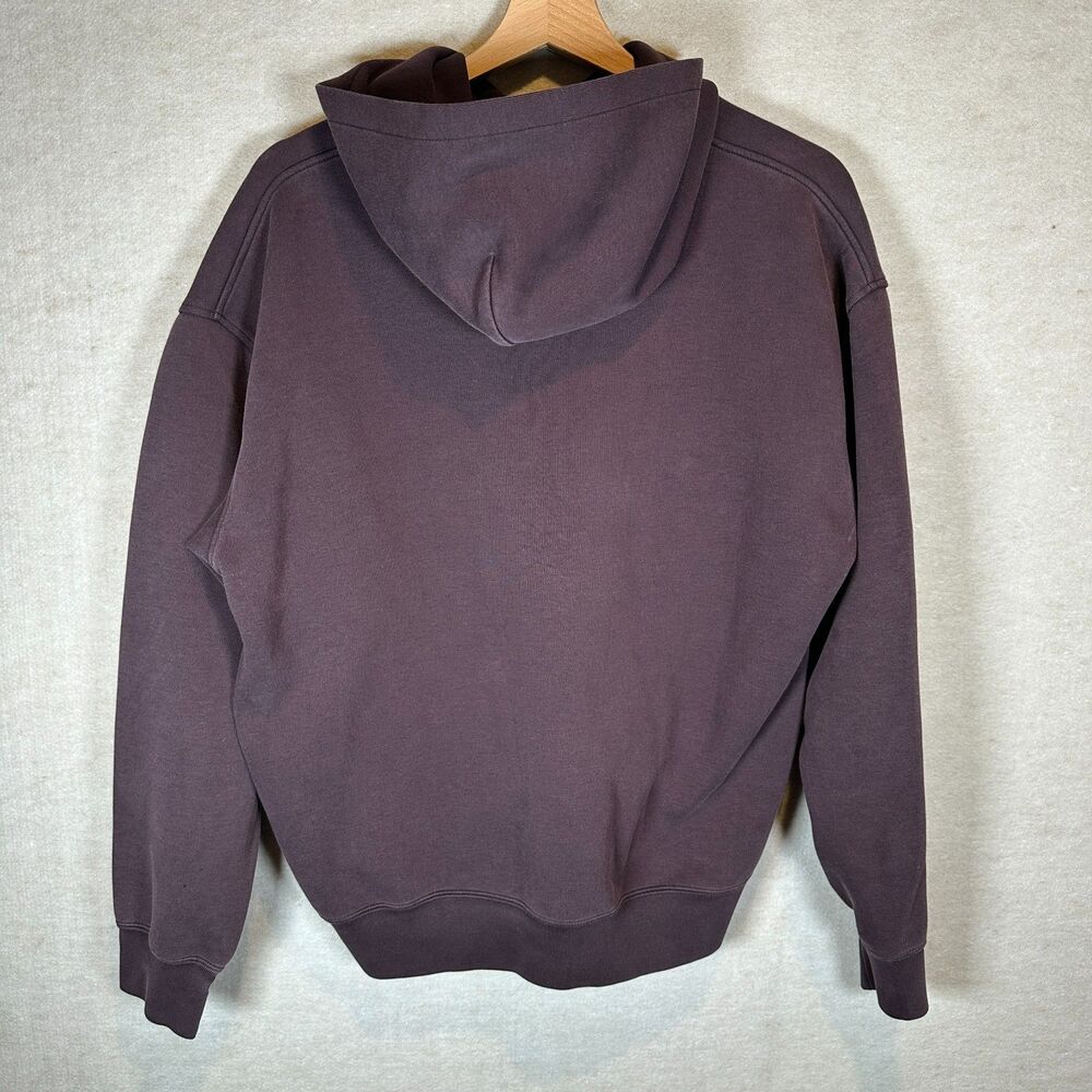Uniqlo C Hoodie Womens S Purple Oversized Pullover Sweatshirt Relaxed Fit